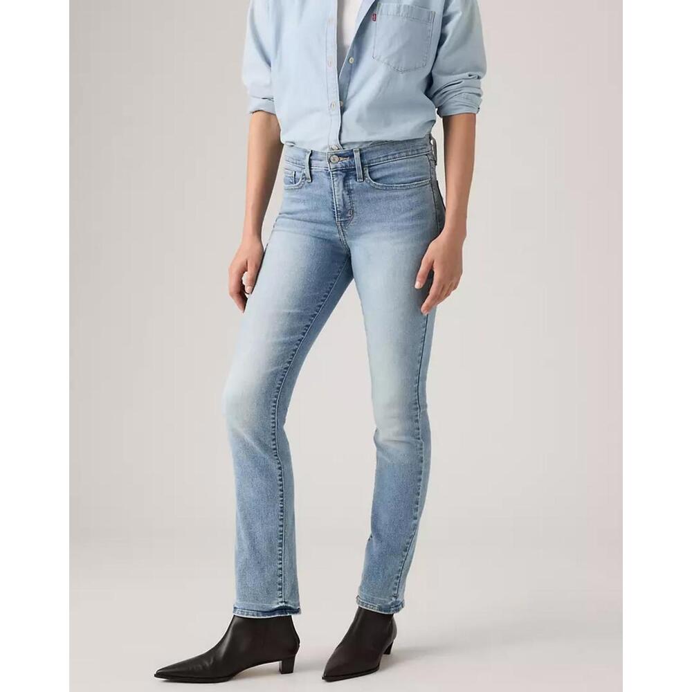 Levi’s Women’s 314 Shaping Straight Medium Wash, High Rise Jeans, Size 34
